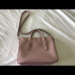 Kate Spade Blush Satchel with Removable Strap